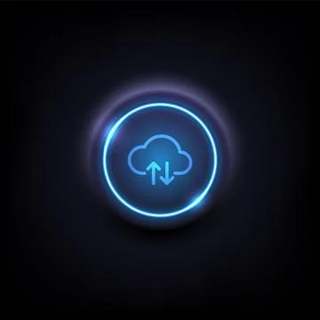 Cloud Computing technology storage cyber security technology, data server Stock Illustration