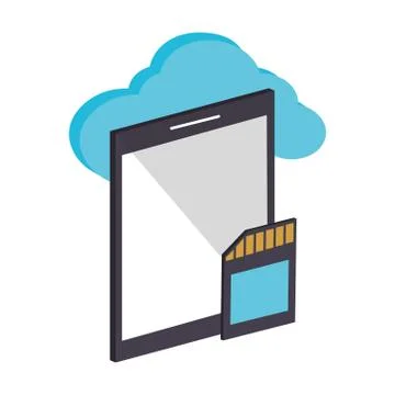 Cloud computing technology vector illustration Stock Illustration