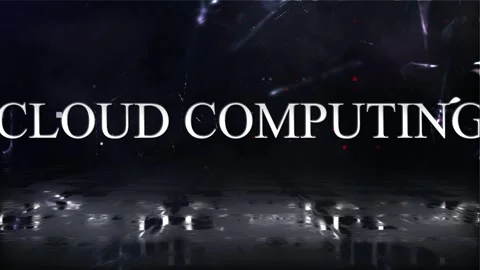 Cloud Computing Technology Word Stock Footage 318780814