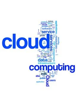 Cloud computing text cloud An image of a cloud computing text cloud Copyri... Stock Photos