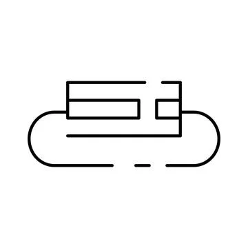 Cloud computing transferring digital payment and credit card information Stockillustratie