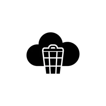 Cloud Computing Trash Bin Flat Vector Icon Cloud Computing Trash Bin flat ... Stock Photos
