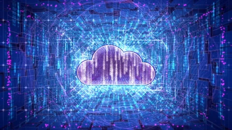 Cloud computing tunnel Vidéo 42770080