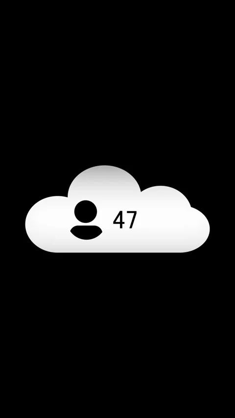 Cloud Computing User Interface Animation Digital Avatar Profile Icon Number.. Vídeo Stock 317774379