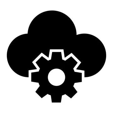 Cloud Computing Vector Icon Design Illustration 스톡 일러스트
