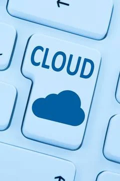 Cloud Computing Wolke online speichern Speicher Internet Computer Cloud Co... Stock Photos