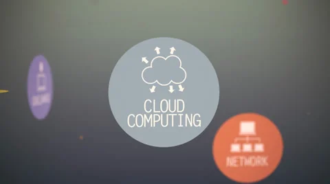 Cloud computing words. Stock Footage 27341678