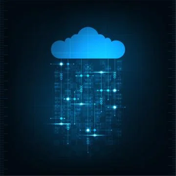 Cloud in the concept of communication. イラスト素材