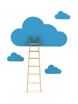 Cloud concept Illustrazione stock