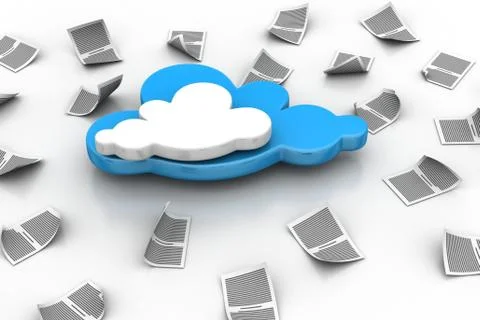 Cloud concept Free Stock Illustration