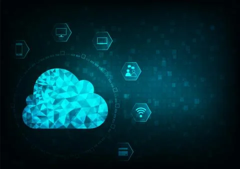 Cloud concept Stock-Illustration