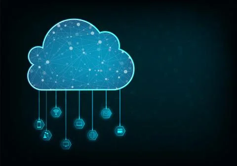 Cloud concept Illustrazione stock