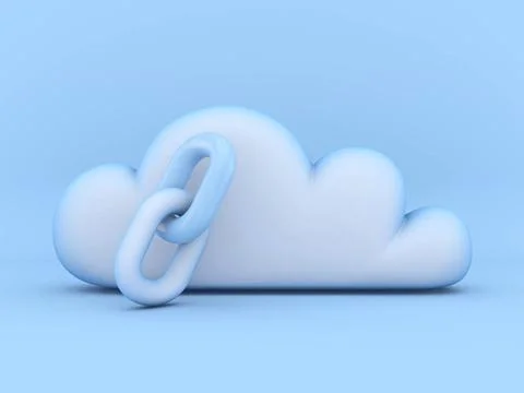 Cloud concept of internet links 3D Cloud concept of internet links 3D rend... Foto stock