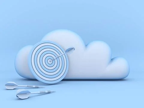 Cloud concept of saving future goals 3D Cloud concept of saving future goa... 写真素材