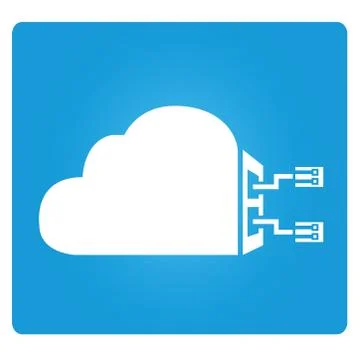 Cloud connect Illustrazione stock