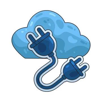 Cloud connect illustration イラスト素材