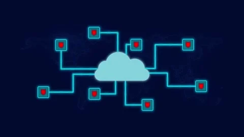 Cloud Connection Error Stock Footage 305905912