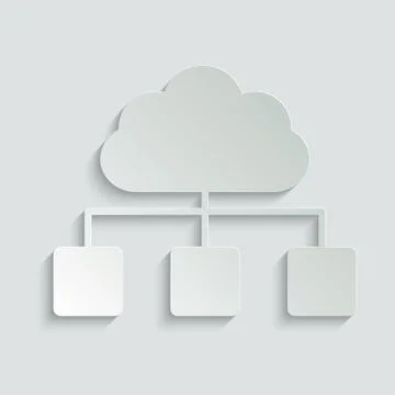 Cloud connection icon. smart devices icon 스톡 일러스트