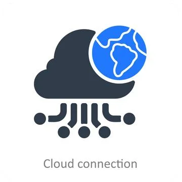 Cloud Connection Stock Illustration