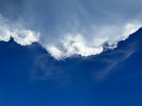 Cloud of Cotton Candy Stockfoto's