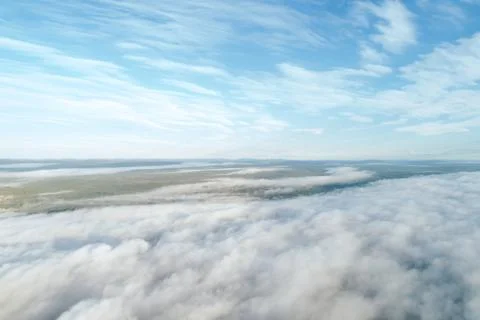 Cloud Cover from Above Stock Photos