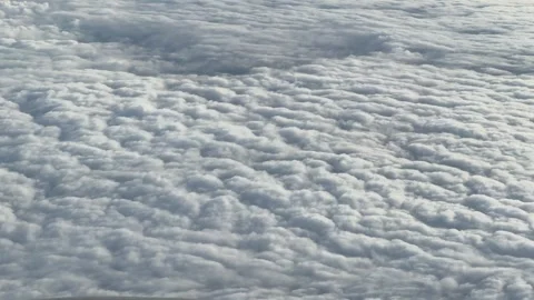 Cloud cover seen from a aircraft Stock Footage 325323161
