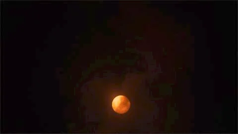 Cloud Covered Sun Post Solar Eclipse. Stock Photos