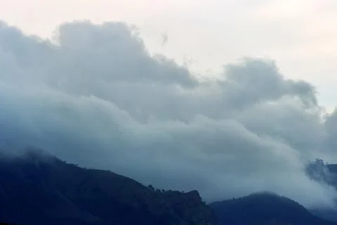 Cloud covers the mountain and cloud forest Stock-Fotos