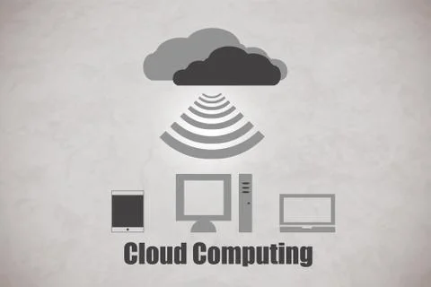 Cloud Cpmputing Stock Illustration
