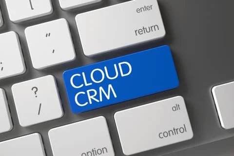 Cloud Crm Key Stock Illustration