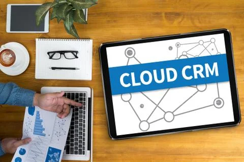 CLOUD CRM 스톡 사진