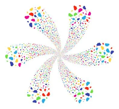 Cloud Cycle Motion 스톡 일러스트