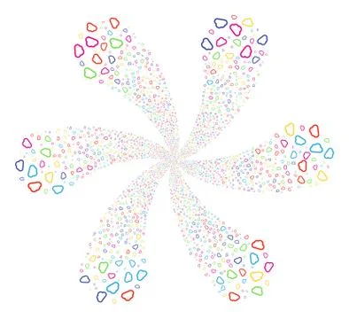 Cloud Cycle Motion 스톡 일러스트