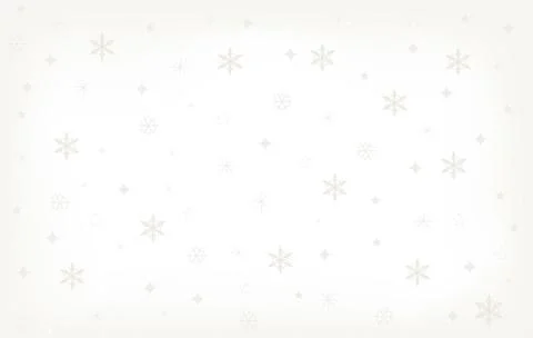 Cloud Dancer Snowflake Pattern 2026 Colour of the Year Illustrazione stock