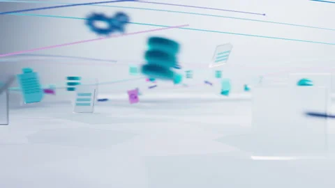 Cloud data and communication 動画素材 228719117