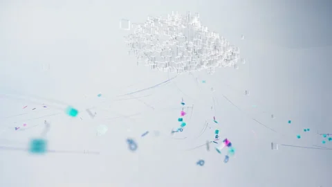 Cloud data and communication 動画素材 228719295