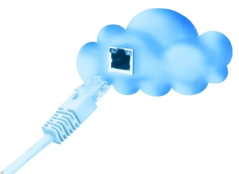 Cloud data base concept Foto stock