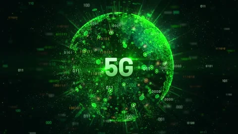 Cloud Data-Based Digital Matrix with Binary Code Stock Footage 296367322