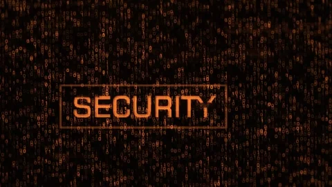 Cloud Data-Based Digital Matrix with Binary Code Stock Footage 296368653