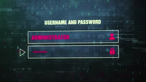 Cloud Data-Based Digital Matrix with Binary Code Stock Footage 296368661