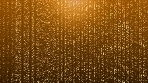 Cloud Data-Based Digital Matrix with Binary Code Stock Footage 296477960