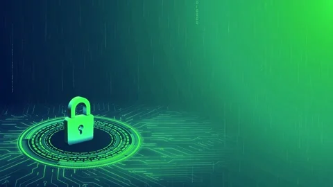 Cloud Data-Based Digital Matrix with Binary Code Stock Footage 296478512