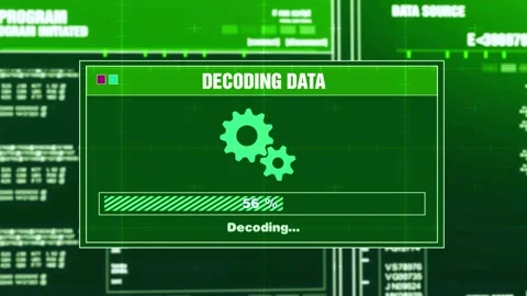 Cloud Data-Based Digital Matrix with Binary Code Stock-Footage 296479675