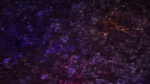 Cloud Data-Based Digital Matrix with Binary Code Stock Footage 296479676