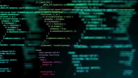 Cloud Data-Based Digital Matrix with Binary Code Stock-Footage 296479902