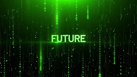 Cloud Data-Based Digital Matrix with Binary Code Stock-Footage 296479922