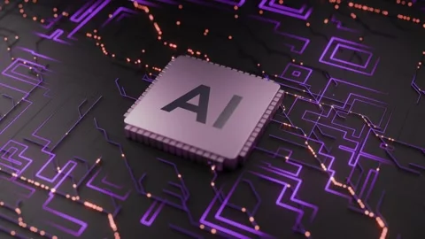 Cloud Data-Based Digital Matrix with Binary Code Video stock 296642908