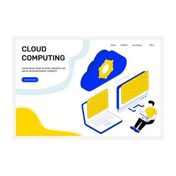 Cloud Data Management Stock Illustration