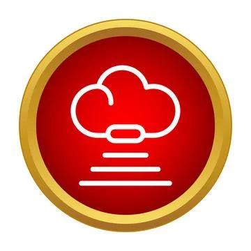 Cloud data saving transferring symbol vector icon 库存插图