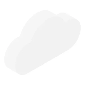 Cloud data server icon, isometric style Stockillustratie